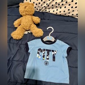 Manchester Man City Baby Infant T-Shirt Tee 3-6 months